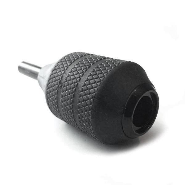 FYT disposable tattoo grip, black textured handle, professional tattoo supplies New York