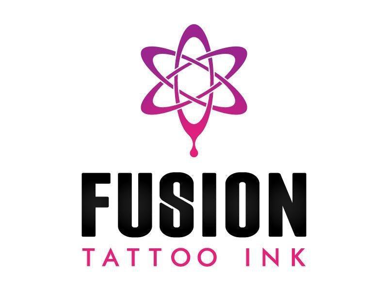 Fusion Tattoo Ink logo with pink atomic design for FYT Tattoo Supplies New York