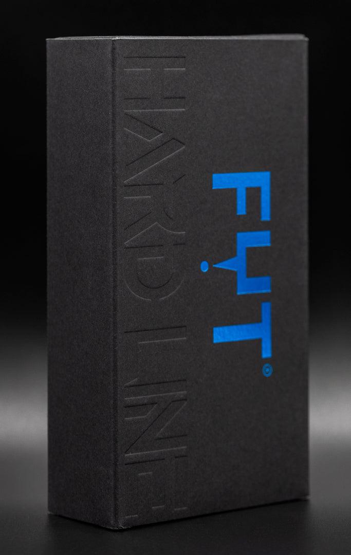 FYT Hardline tattoo cartridges black box with blue FYT logo, premium tattoo supplies