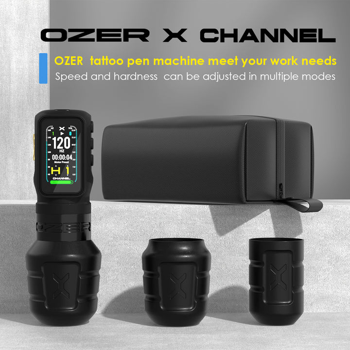 Ozer X – Channel Tattoo Pen Machine-4.2mm Stroke - Tattoo Machine - FYT Tattoo Supplies New York