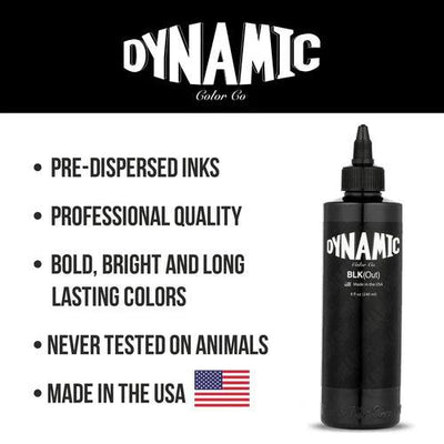 Dynamic BLKout Tattoo Ink - Tattoo Ink - FYT Tattoo Supplies New York