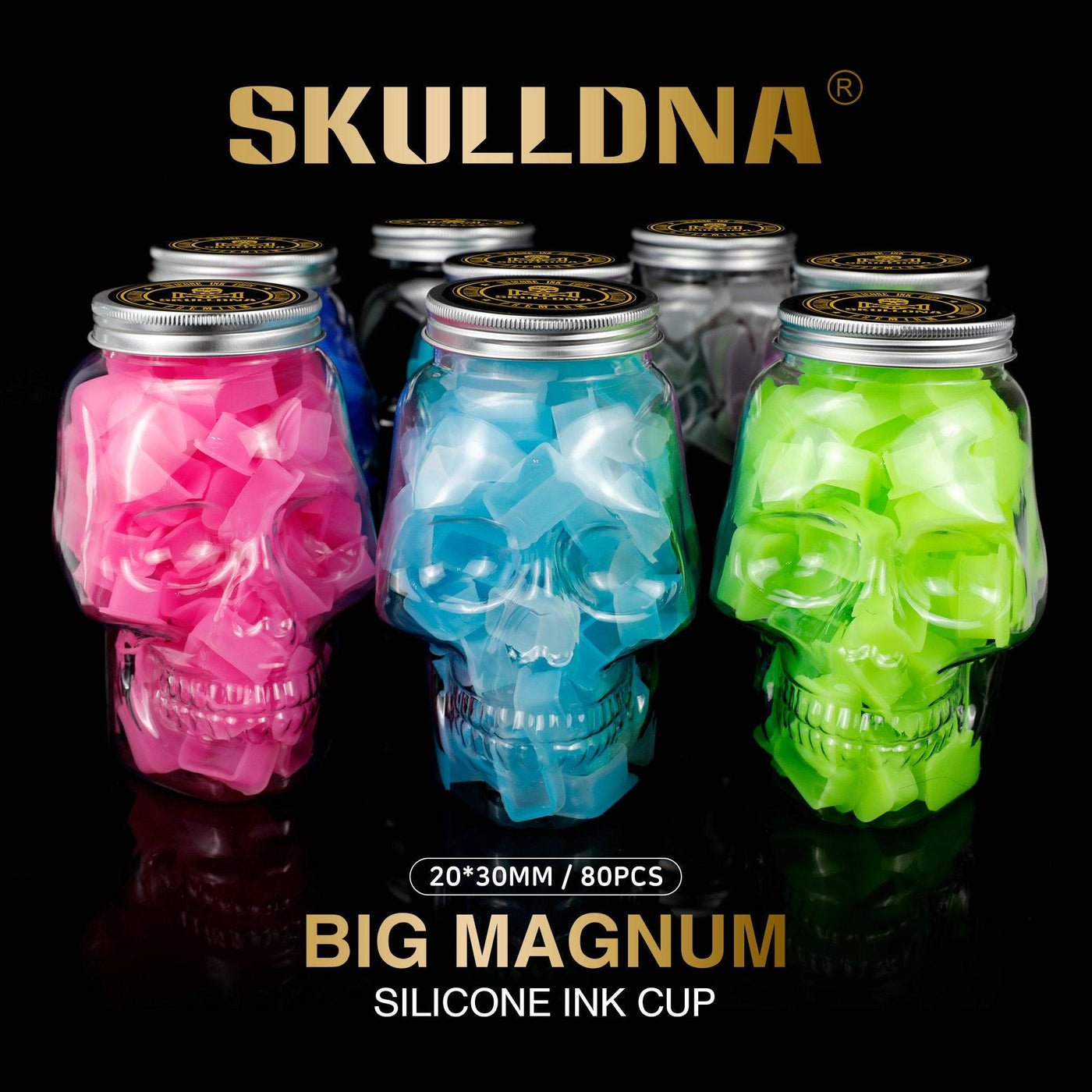 SKULLDNA-BIG MAGNUM INK CUP - Tattoo Ink - FYT Tattoo Supplies New York