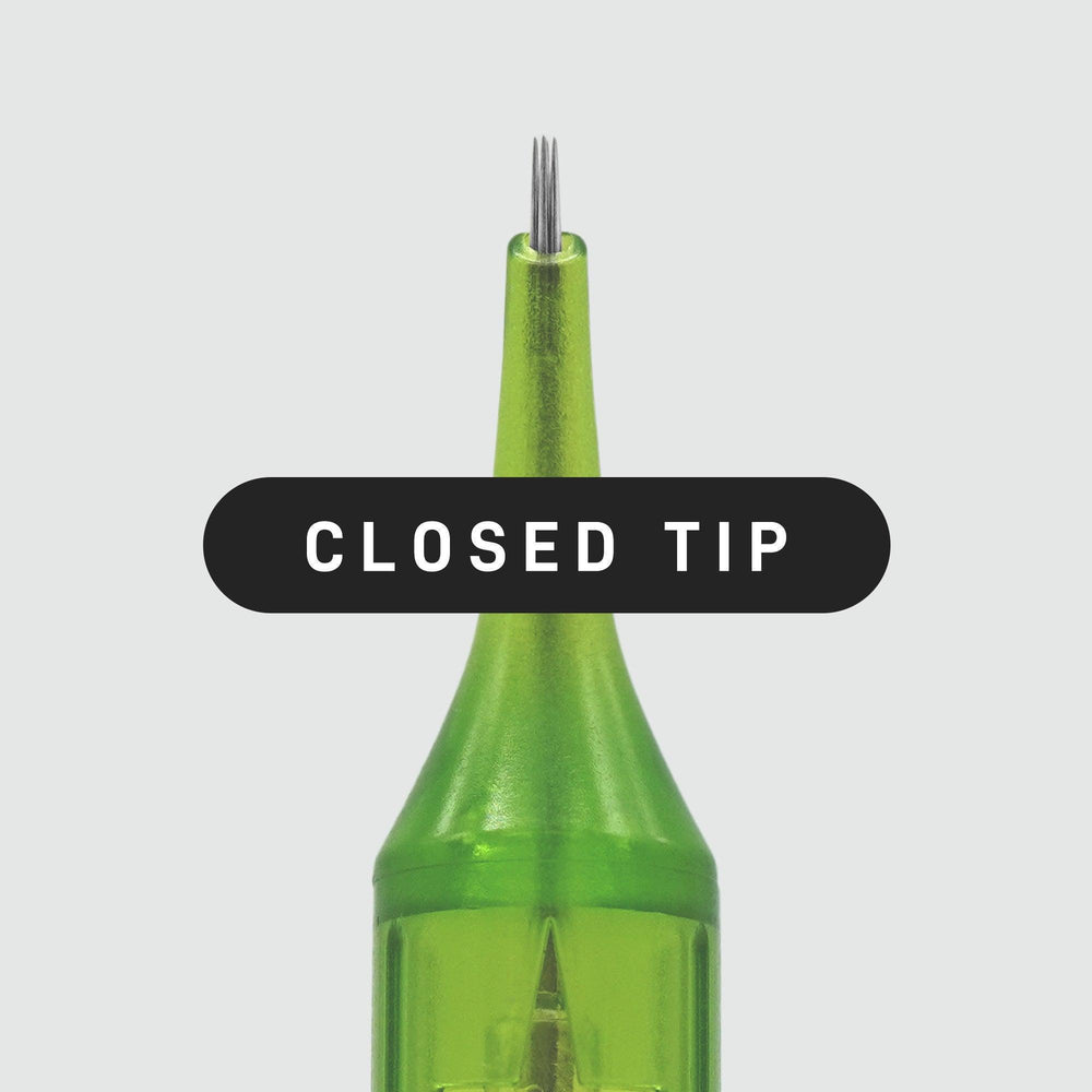 FYT Emerald Y-Spec-Round Liner Cartridges - Tattoo Cartridges - FYT Tattoo Supplies New York