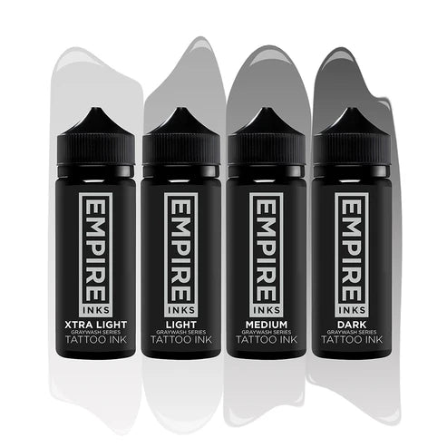 Empire Inks Graywash Series — 4-Stage Graywash Set - Tattoo Ink - FYT Tattoo Supplies New York