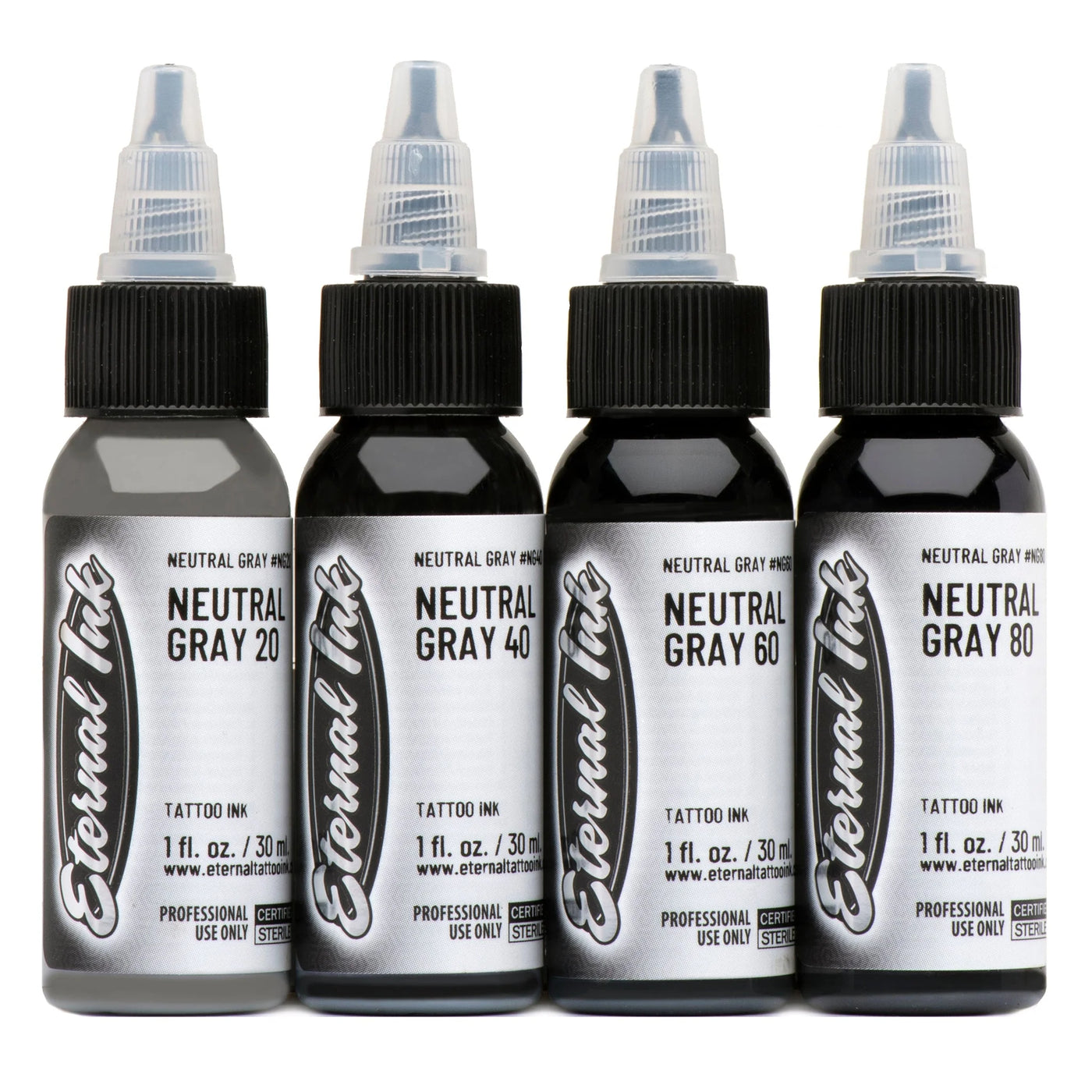 Eternal Ink-Neutral Gray Set - Tattoo Ink - FYT Tattoo Supplies New York