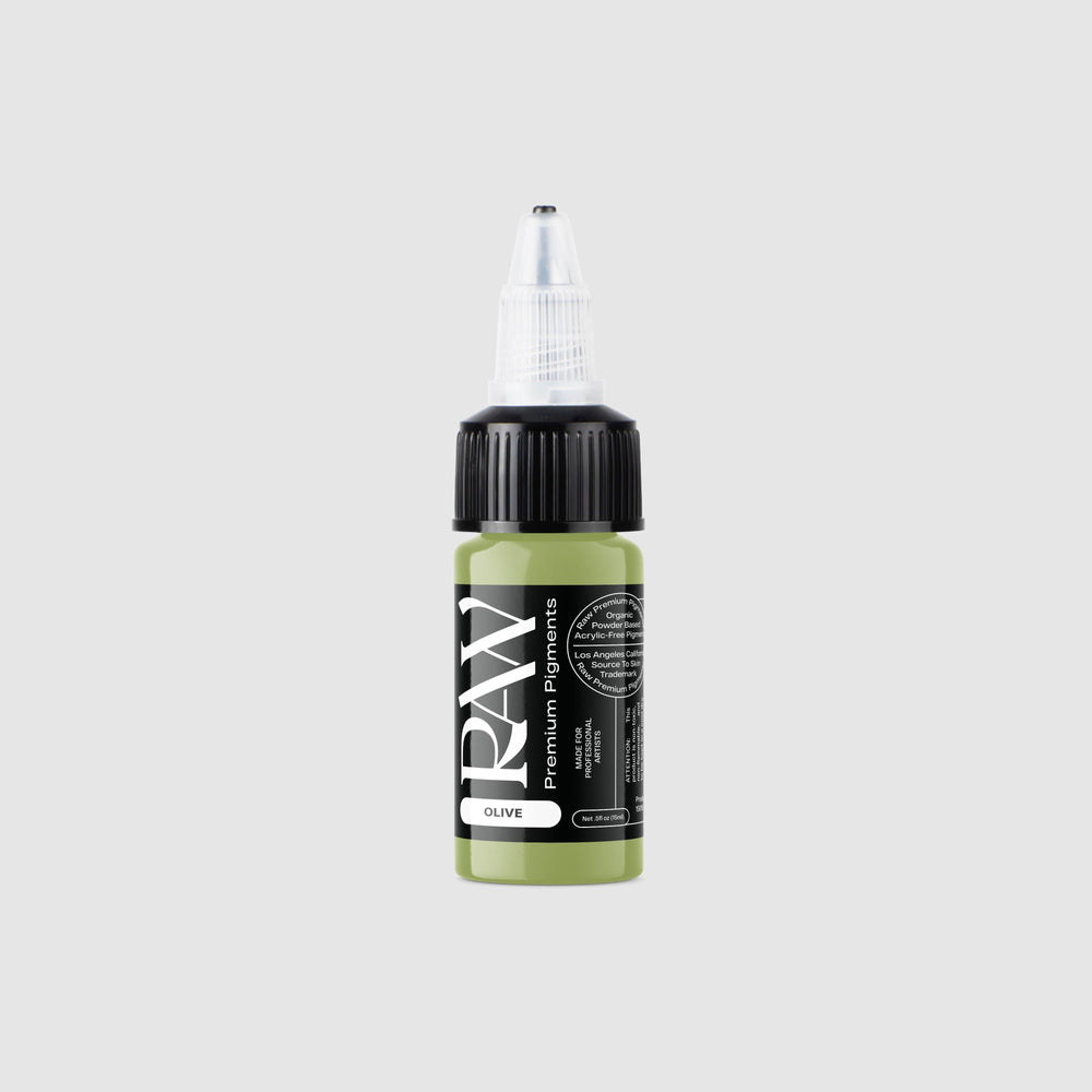 Raw Ink Olive - Tattoo Ink - FYT Tattoo Supplies New York