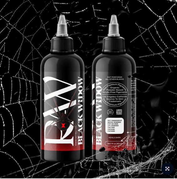 Raw Ink Black Window - Tattoo Ink - FYT Tattoo Supplies New York