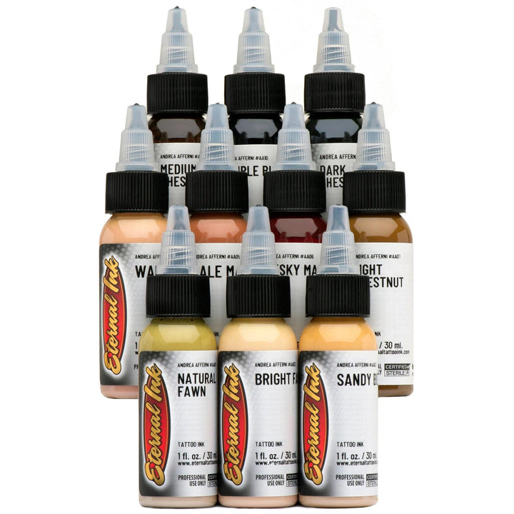 Andrea Afferni Signature Series Set - Tattoo Ink - FYT Tattoo Supplies New York