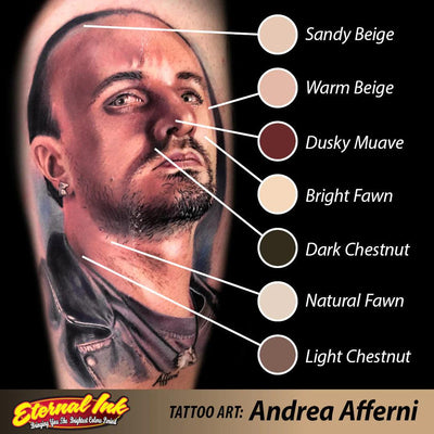 Andrea Afferni Signature Series Set - Tattoo Ink - FYT Tattoo Supplies New York