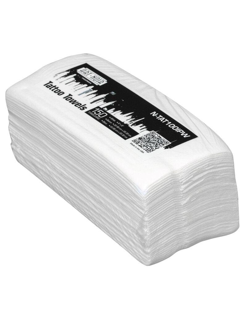 Art Noir Tattoo Towels Case (12bags of 150) 1800 Towels 100 Series - Station Prep. & Barrier - FYT Tattoo Supplies New York