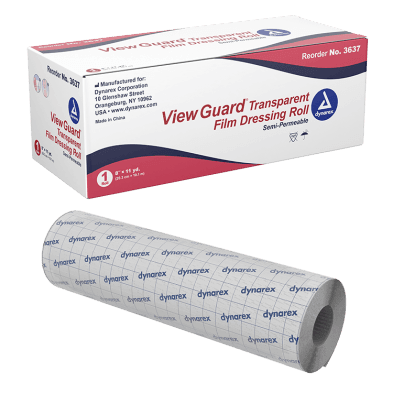 Dynarex - View Guard Transparent Film Dressing Roll - Tattoo Care - FYT Tattoo Supplies New York