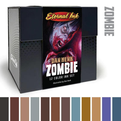 ETERNAL INK-Dan Henk Zombie Set-1 oz - Tattoo Ink - FYT Tattoo Supplies New York