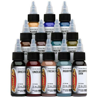 ETERNAL INK-Dan Henk Zombie Set-1 oz - Tattoo Ink - FYT Tattoo Supplies New York