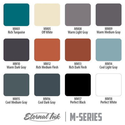 ETERNAL INK-M Series-1 ounce - Tattoo Ink - FYT Tattoo Supplies New York