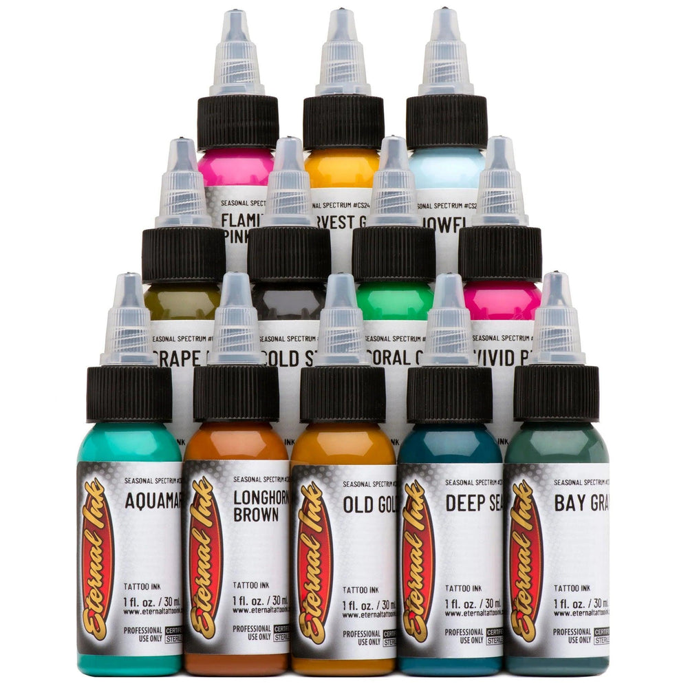 ETERNAL INK-Seasonal Spectrum Series Set-1 oz - Tattoo Ink - FYT Tattoo Supplies New York