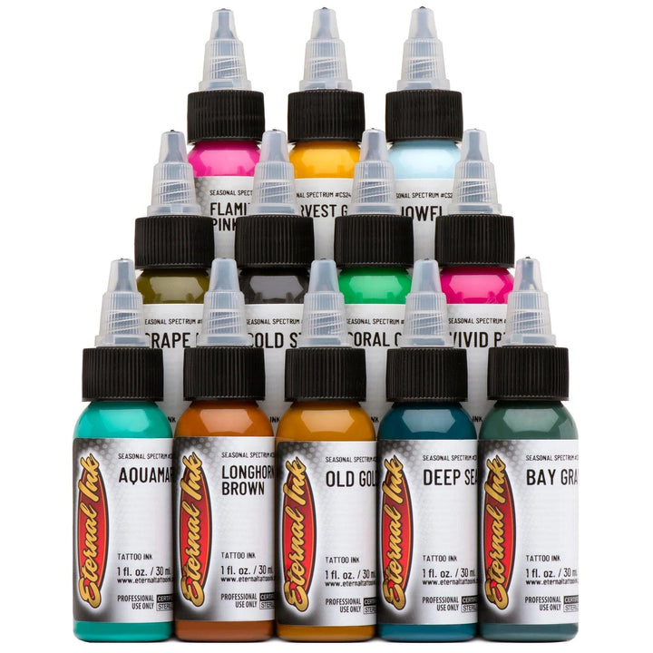 ETERNAL INK-Seasonal Spectrum Series Set-1 oz - Tattoo Ink - FYT Tattoo Supplies New York