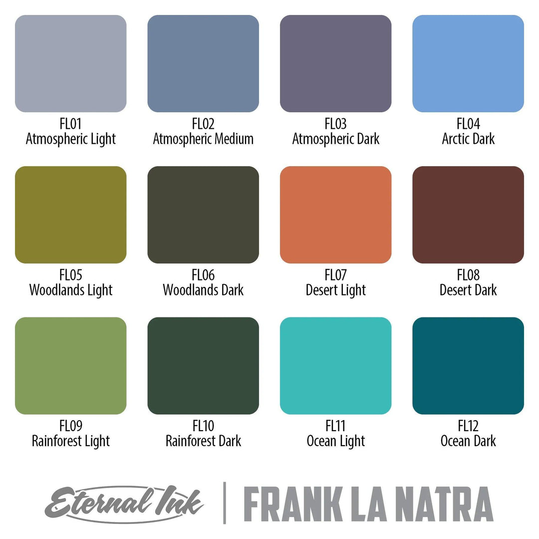Eternal ink Frank La Natra Signature Series Set-1 ounce - Tattoo Ink - FYT Tattoo Supplies New York