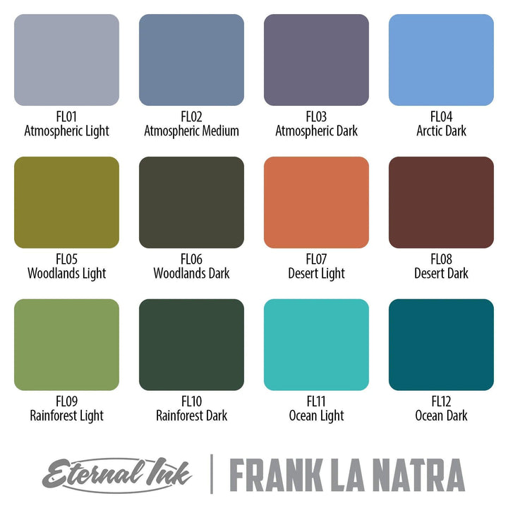 Eternal ink Frank La Natra Signature Series Set-1 ounce - Tattoo Ink - FYT Tattoo Supplies New York