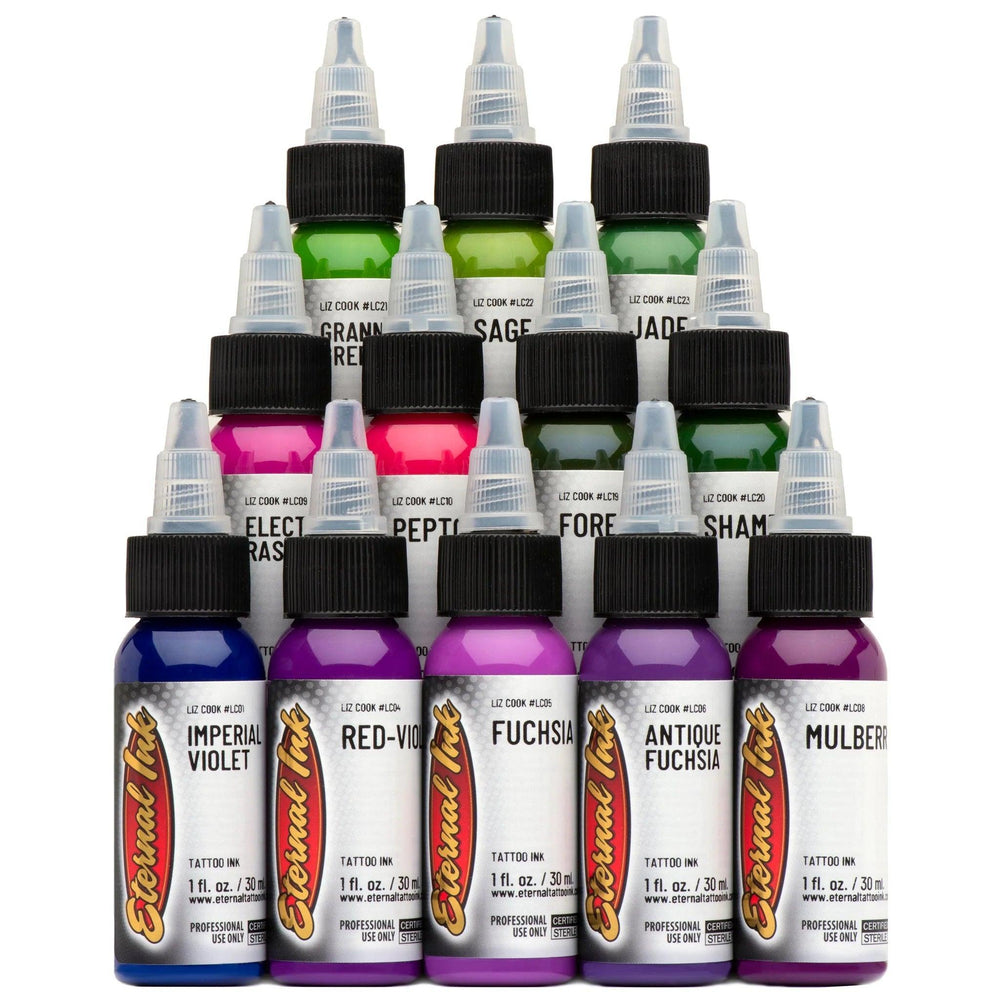 Eternal Ink Liz Cook Signature Series Set - Tattoo Ink - FYT Tattoo Supplies New York