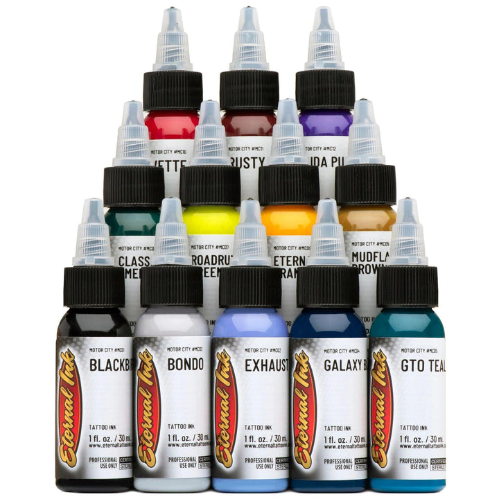 Eternal Ink Motor City Ink Set - Tattoo Ink - FYT Tattoo Supplies New York
