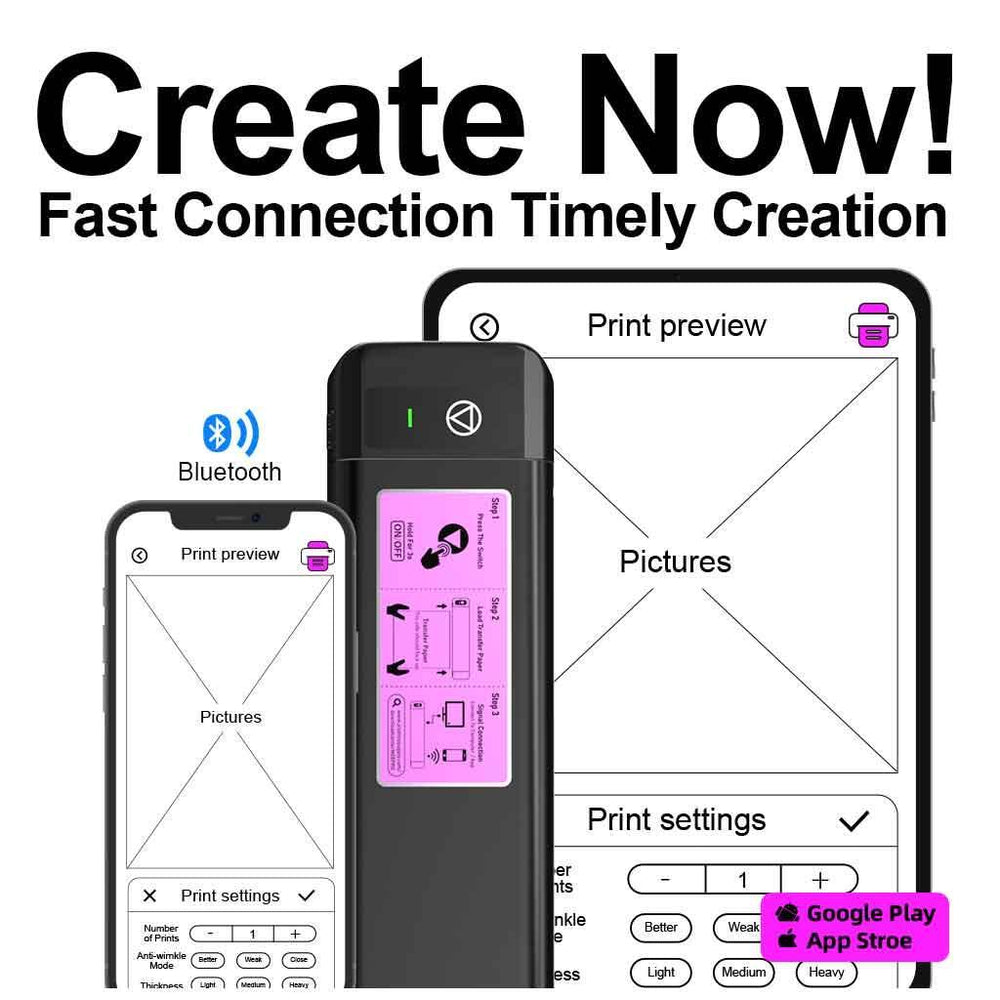 OZER BLUETOOTH TATTOO STENCIL PRINTER - Printer - FYT Tattoo Supplies New York