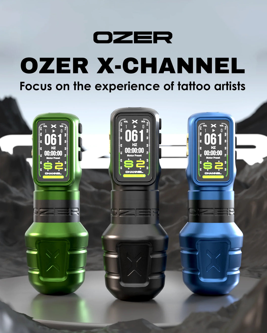 Ozer X – Channel Tattoo Pen Machine-4.2mm Stroke - Tattoo Machine - FYT Tattoo Supplies New York