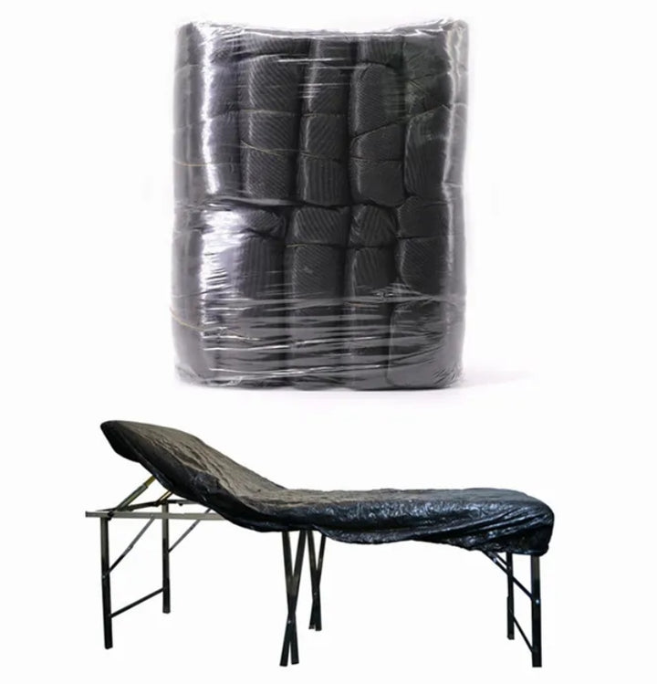 Bed Cover Black Disposable - Station Prep. & Barrier - FYT Tattoo Supplies New York