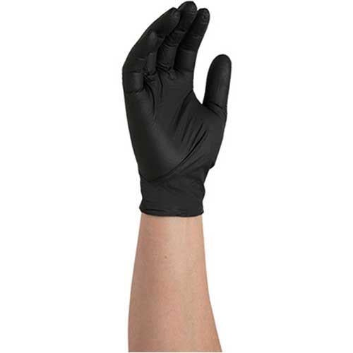 Powder-Free Exam Gloves, Nitrile, Black, 100/BX - Gloves - FYT Tattoo Supplies New York