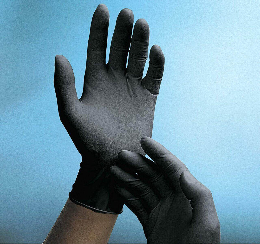 Adenna Black Phantom Latex Gloves - Gloves - FYT Tattoo Supplies New York