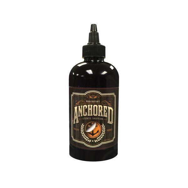 Anchored by Nikko – Tattoo Stencil Solution– 8oz - Station Prep. & Barrier - FYT Tattoo Supplies New York