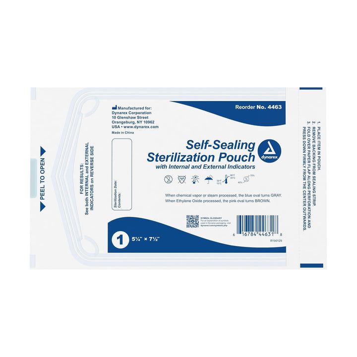 Dynarex - Self-Sealing Sterilization Pouch - Station Prep. & Barrier - FYT Tattoo Supplies New York