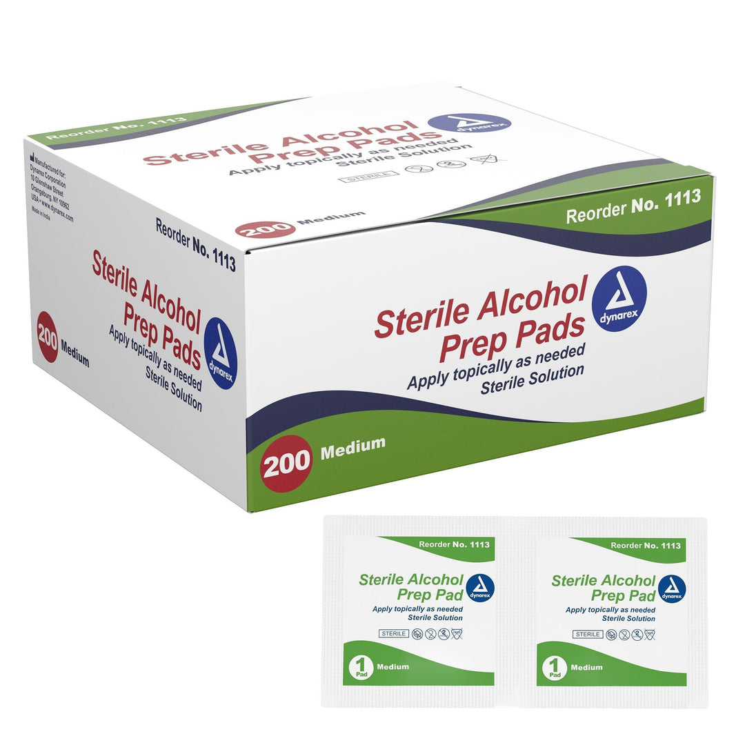 Dynarex - Sterlie Alcohol Prep Pads - Station Prep. & Barrier - FYT Tattoo Supplies New York