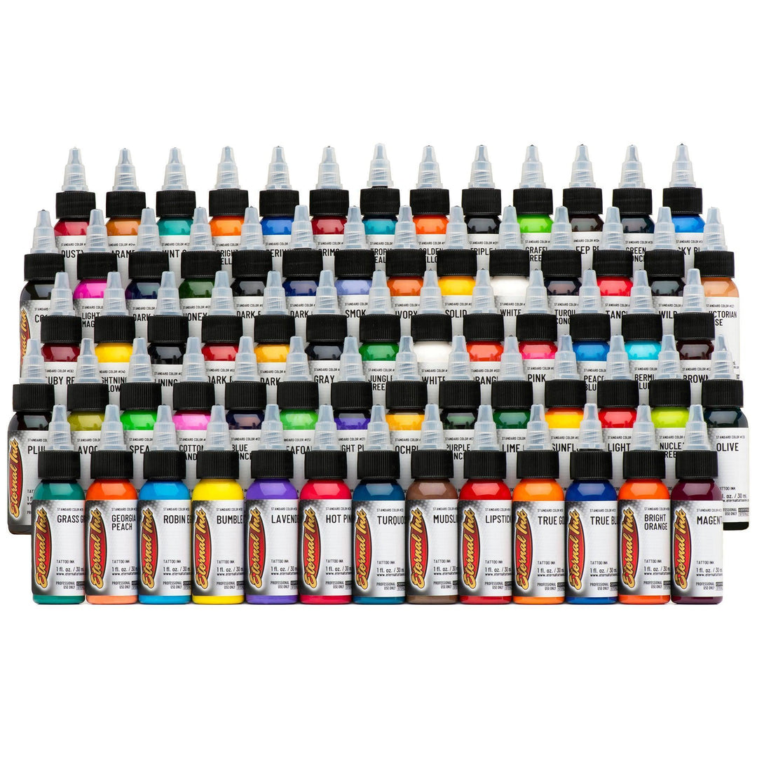 Eternal Ink-67 Color Set - Tattoo Ink - FYT Tattoo Supplies New York