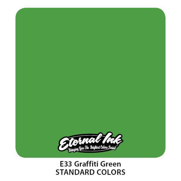 Eternal Ink Graffiti Green - Tattoo Ink - FYT Tattoo Supplies New York