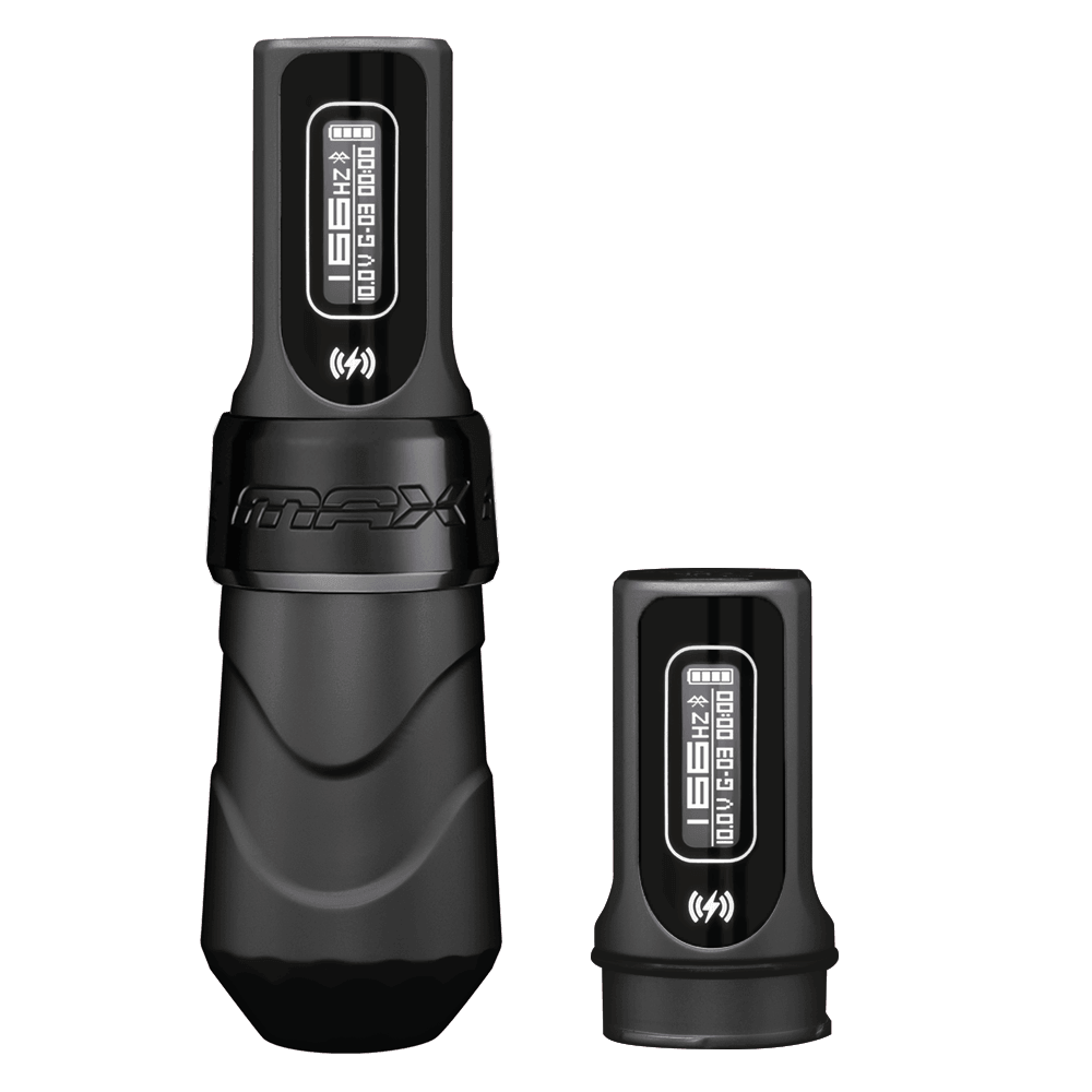 FK Irons Flux Max With PowerBolt II - Black Ops - Wireless Machine - FYT Tattoo Supplies New York