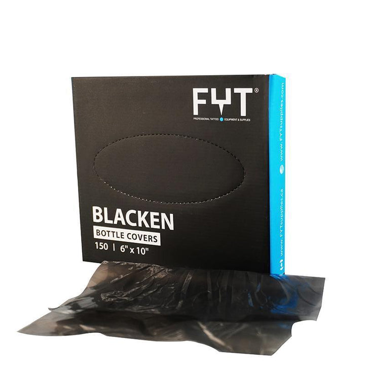 FYT Bottle Covers (Black) - Station Prep. & Barrier - FYT Tattoo Supplies New York