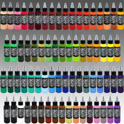 Industry Ink - 70 color set - Tattoo Ink - FYT Tattoo Supplies New York