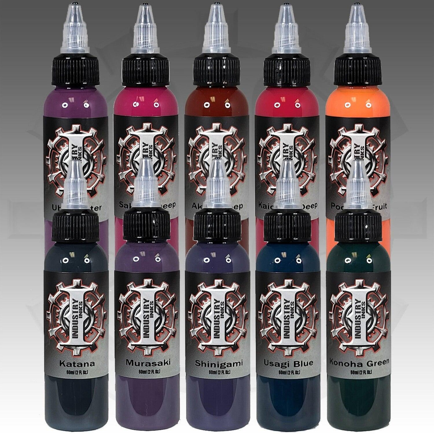 Industry Ink - Anime Color Set Dark-1oz - Tattoo Ink - FYT Tattoo Supplies New York