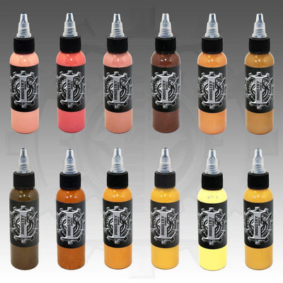 Industry Ink - Skin Tone Set - Tattoo Ink - FYT Tattoo Supplies New York