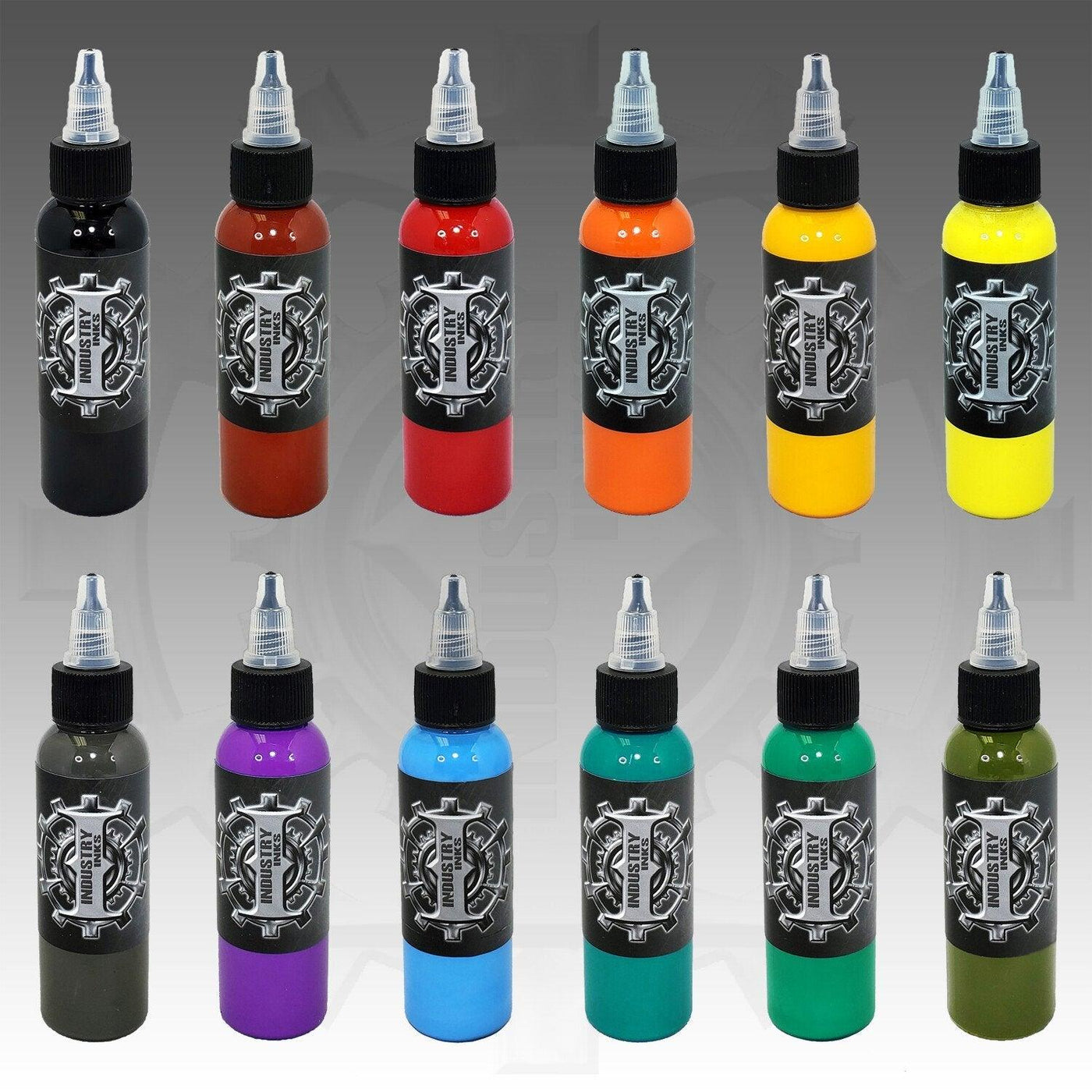Industry Ink Traditional Plus Set - Tattoo Ink - FYT Tattoo Supplies New York