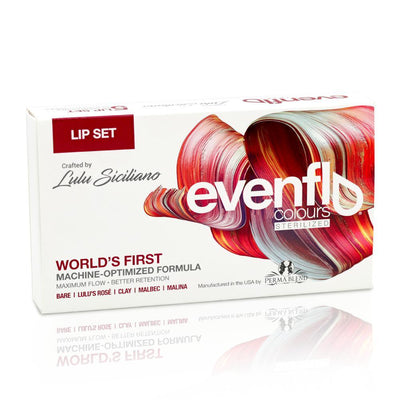 Perma Blend Evenflo Lip Set - PMU Pigments - FYT Tattoo Supplies New York