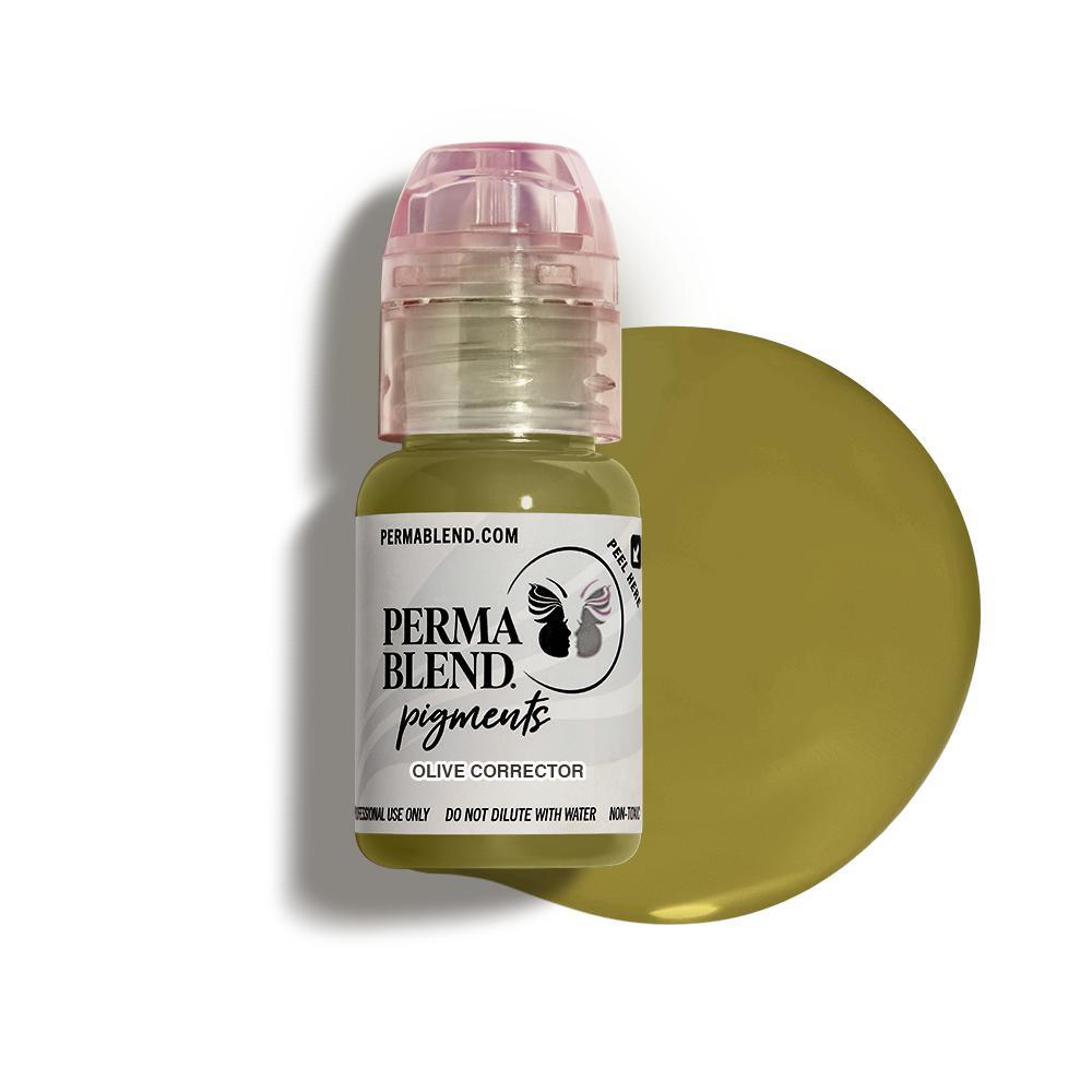 Perma Blend Olive Corrector - PMU Pigments - FYT Tattoo Supplies New York