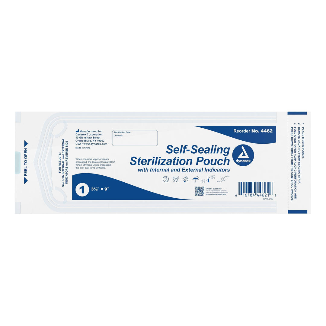Dynarex - Self-Sealing Sterilization Pouch - Station Prep. & Barrier - FYT Tattoo Supplies New York