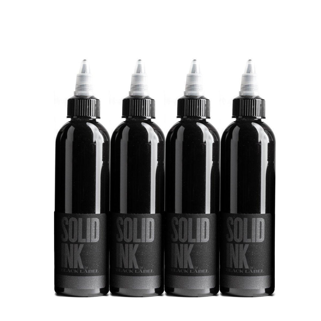 Solid ink Black Label | Grey Wash Set 2OZ - Tattoo Ink - FYT Tattoo Supplies New York