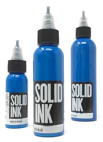 Solid Ink Boca Blue - Tattoo Ink - FYT Tattoo Supplies New York