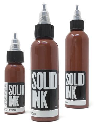 Solid Ink Brown - Tattoo Ink - FYT Tattoo Supplies New York