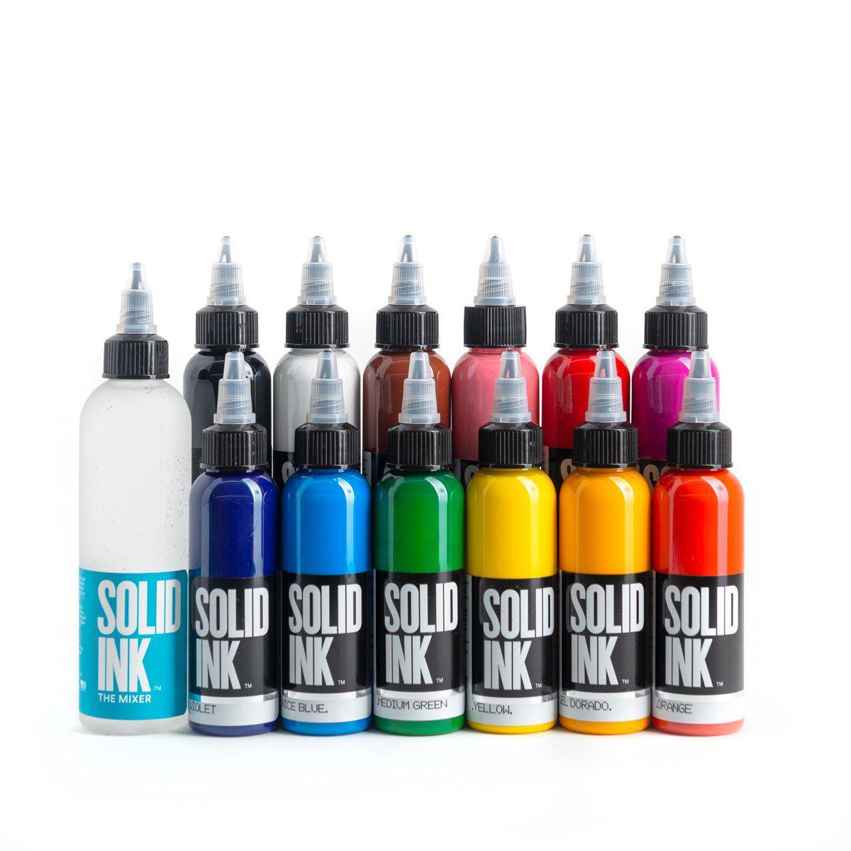 Solid ink Color Set - Tattoo Ink - FYT Tattoo Supplies New York