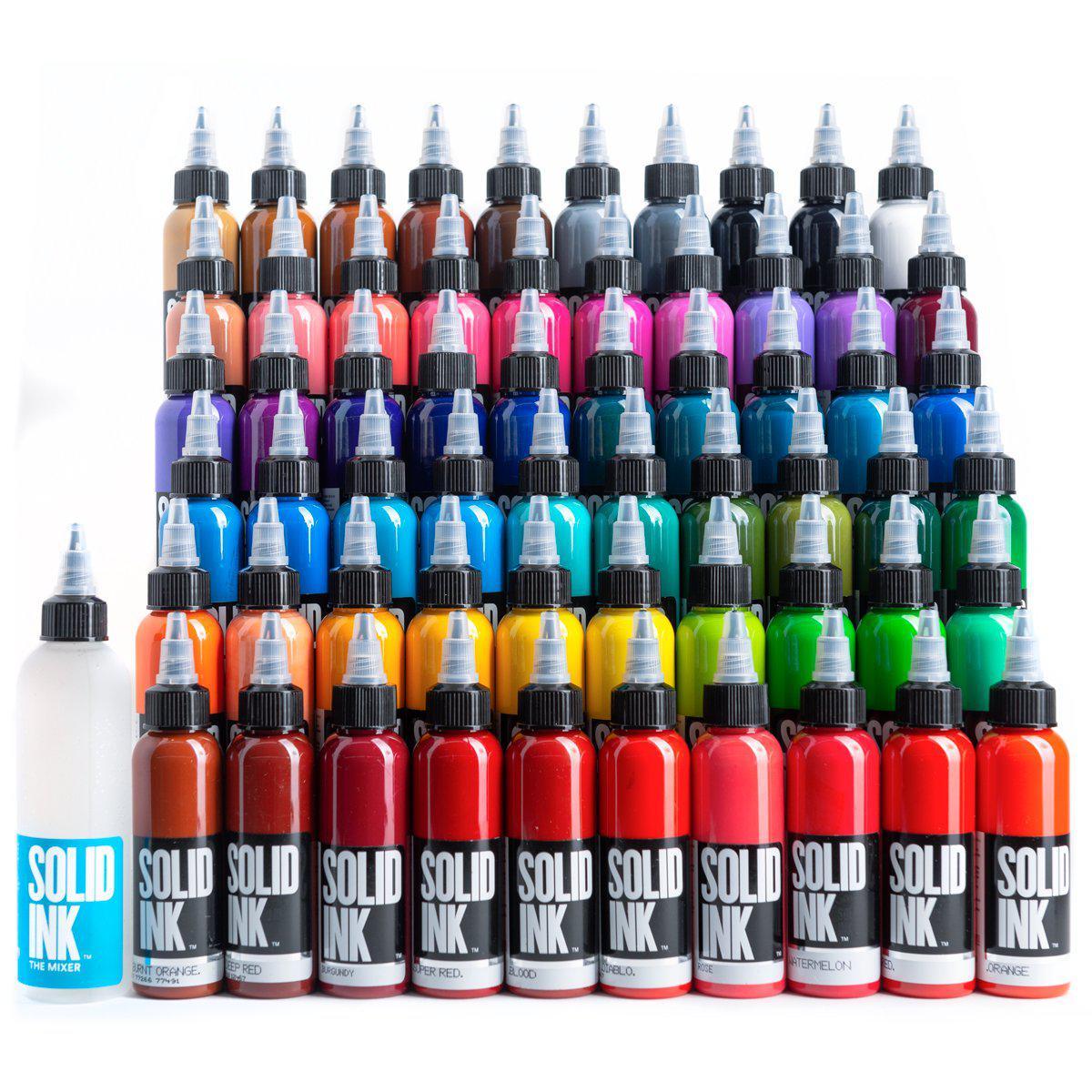 Solid ink Color Set - Tattoo Ink - FYT Tattoo Supplies New York
