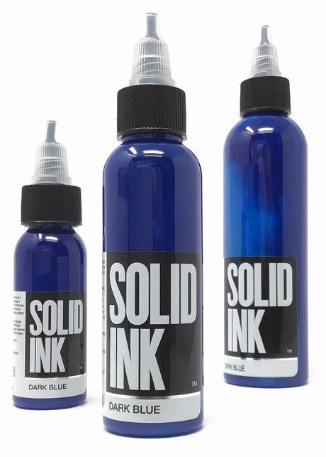 Solid Ink Dark Blue - Tattoo Ink - FYT Tattoo Supplies New York