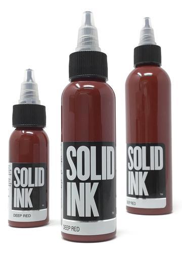 Solid Ink Deep Red - Tattoo Ink - FYT Tattoo Supplies New York